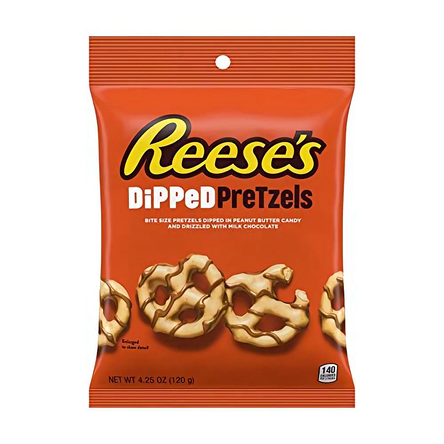 Reese's Dipped Pretzels 4.25 Ounces - Specialty Snack by Hershey's
