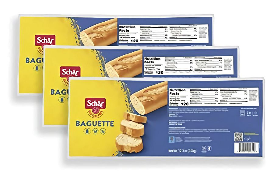 Schar Dr Baguettes (Baquettes) Gluten Free, 12.3oz, Pack of 3, 12.3 Ounce - Specialty Snack by Schar