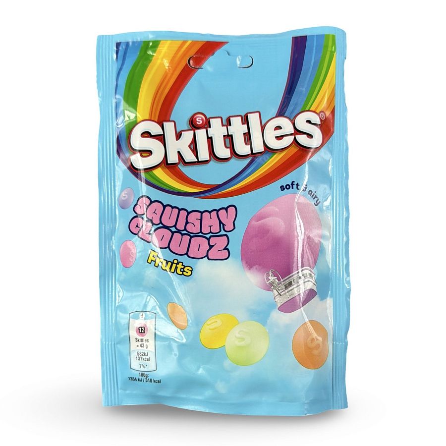 Skittles Imported Candy Bags – Giants, Gooey Giants & Squishy Clouds | UK Import - Specialty Snack by Skittles