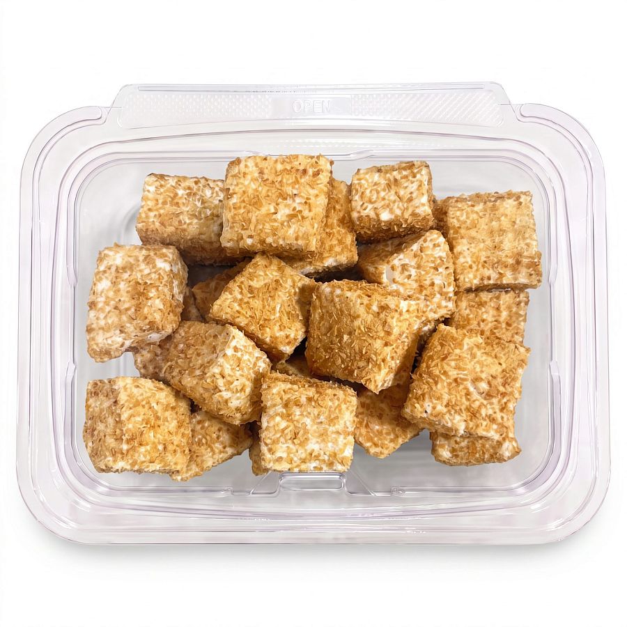 Small Batch Gooey Melt In Your Mouth Marshmallows, 6 oz Tub | Toasted Coconut - Specialty Snack by Carlotta's Bakery