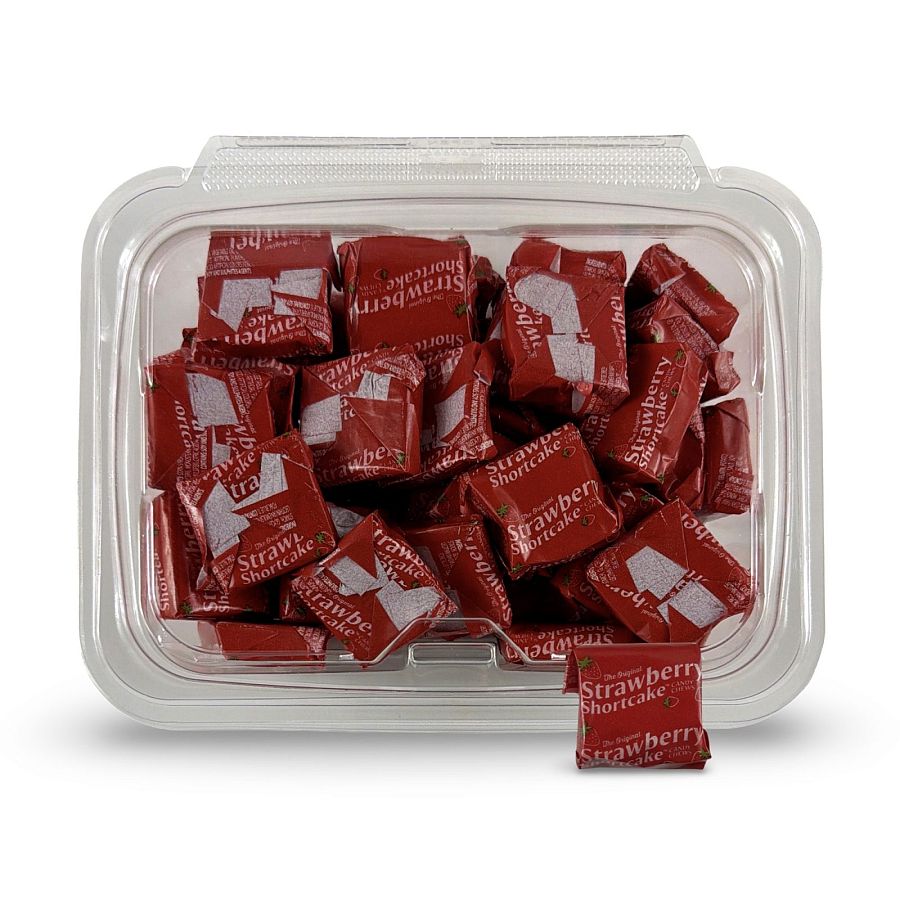 Stichler Classic Chews Nostalgic Candy – 1 lb Tub | Strawberry Shortcake - Specialty Snack by Stichler