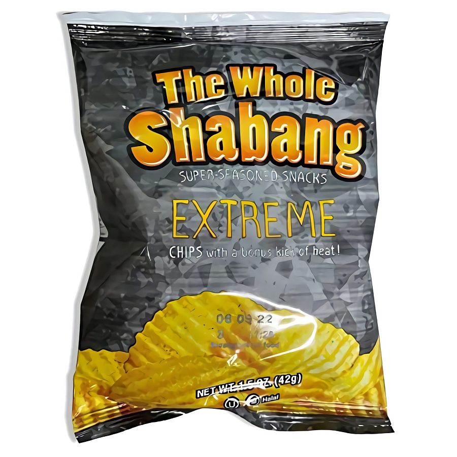 The Whole Shabang Potato Chips by Moon Lodge   | 1.5 Oz | Extreme | Pack of 12 - Specialty Snack by Moon Lodge