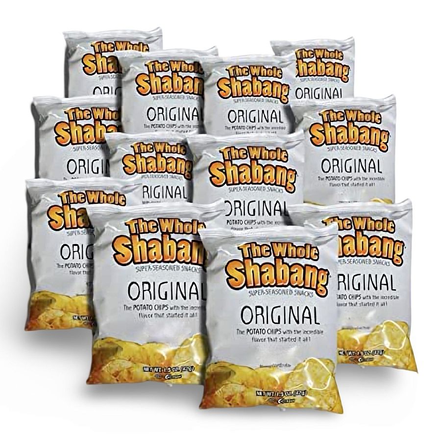 The Whole Shabang Potato Chips by Moon Lodge 1.5 Oz | Original | Pack of 12 - Specialty Snack by Moon Lodge 1.