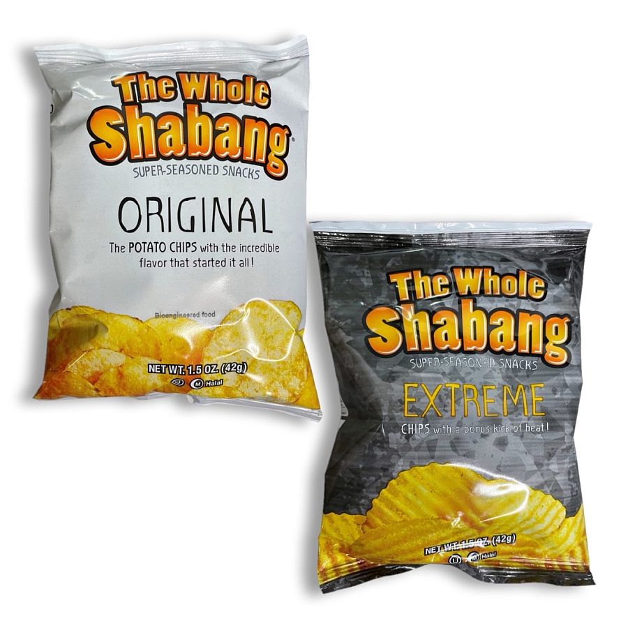 The Whole Shabang Potato Chips by Moon Lodge 1.5 Oz | Variety Pack | Pack of 12 - Specialty Snack by Moon Lodge 1.