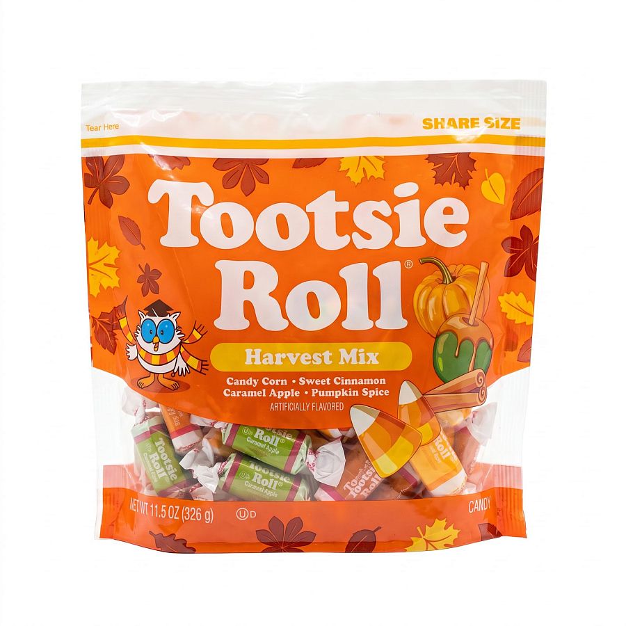 Tootsie Fall Candy Favorites | Harvest Mix 11.5 oz Bag - Specialty Snack by Tosstie Roll