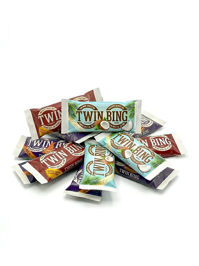 Twin Bing Chocolate Candy Bars – 12 Pack | Variety Pack - Specialty Snack by Twin Bing
