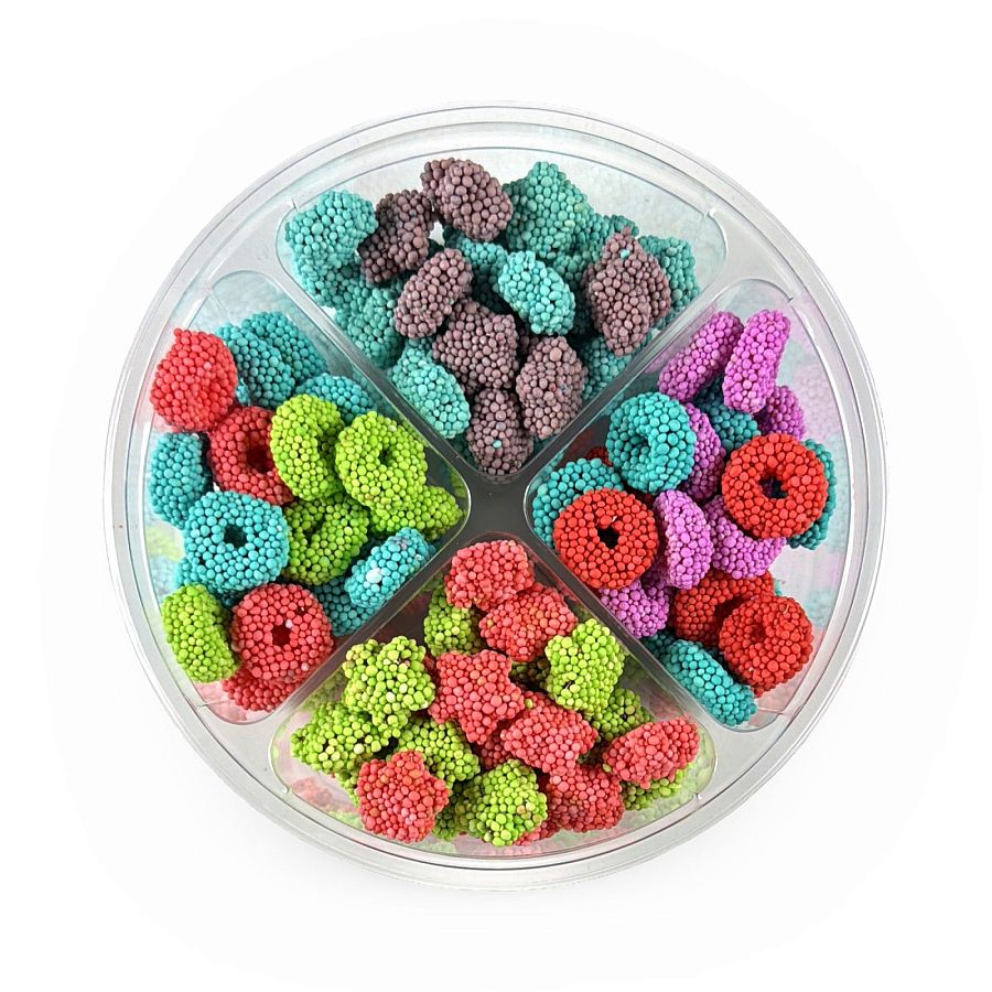 Ultimate Candy & Treats Variety Tray – Over 1 lb, Gourmet Gummy Star Clusters - Specialty Snack by Tribeca Curations