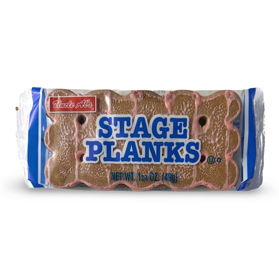 Uncle Al's Original Stage Planks, 12 Pack Box - Specialty Snack by Carlotta's Bakery