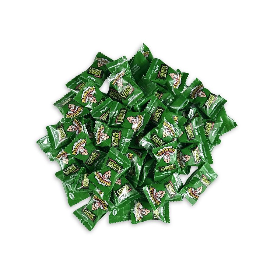 Warheads Extreme Sour Candy 8 Oz. Tub (Approx. 50 Pieces) | Green Apple - Specialty Snack by Warheads