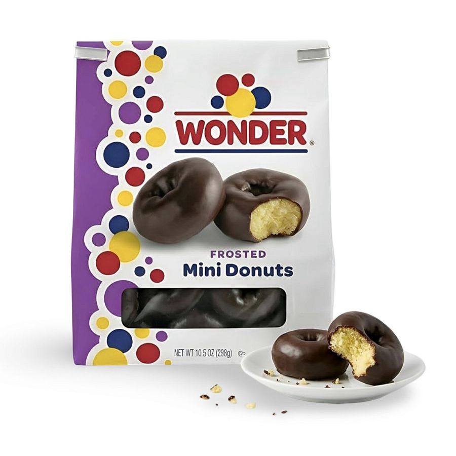 Wonder Mini Donuts - 10 oz, 2 Packs, Choose Your Flavor - Specialty Snack by WONDER