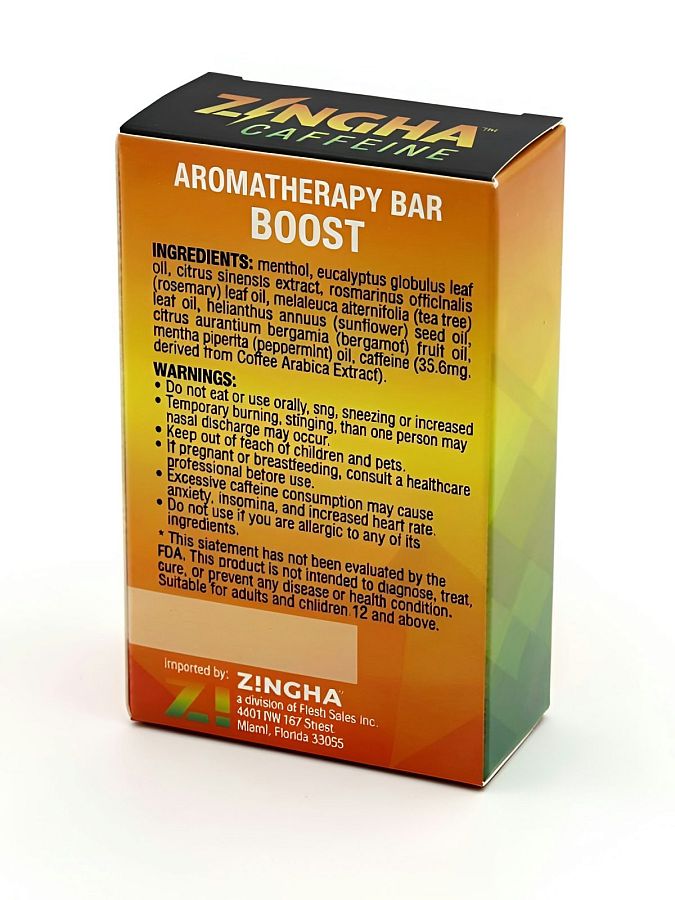 Z!NGHA Double Herbal Inhalers | Aromatherapy Nasal Inhaler, Caffeinated Boost - Specialty Snack by Z!NGHA