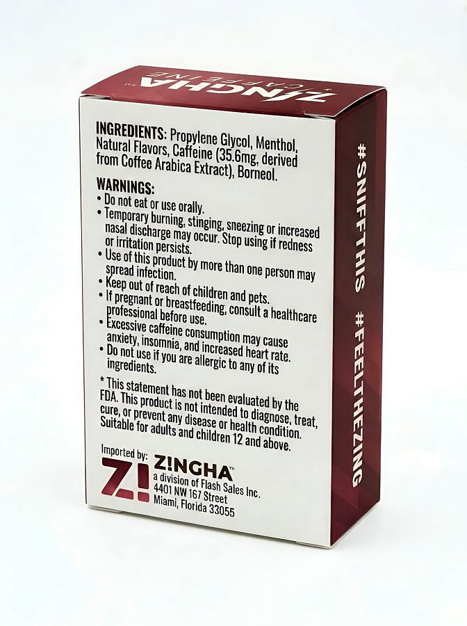 Z!NGHA Double Herbal Inhalers | Aromatherapy Nasal Inhaler, Caffeinated Choc Strawberry - Specialty Snack by Z!NGHA